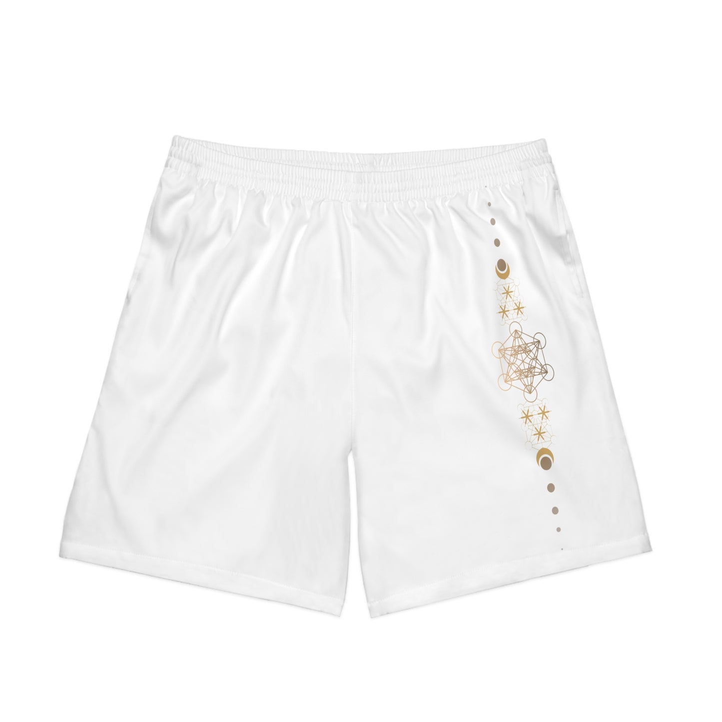 Men's Elastic Beach Shorts (AOP)